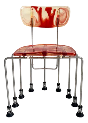 Broadway 9 Legs Chair by Gaetano Pesce for Bernini, 1993