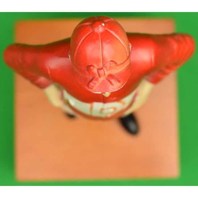 "21" Club Jockey W/ b.a. Dario Owner's Plaque For Sale - Image 4 of 6