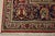 Tabriz Rug 10’2” X 11’5” Red Wool Vintage Traditional Hand-Knotted Carpet For Sale - Image 12 of 15