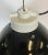 1950s Industrial Black Enamel & Porcelain Ceiling Lamp, 1950s For Sale - Image 5 of 11