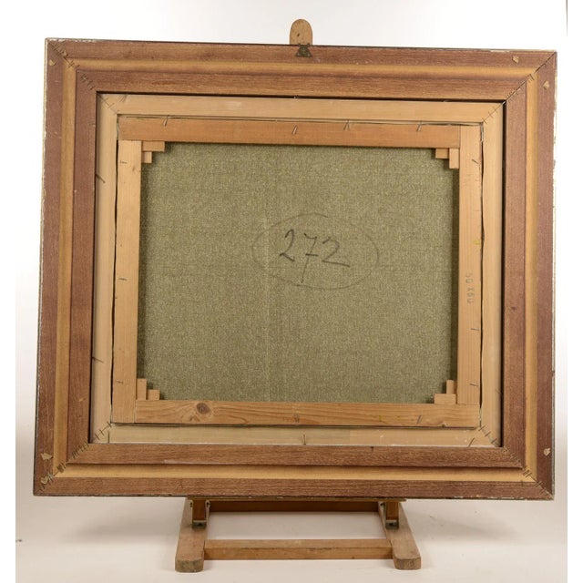 Coastal View Painting, 1980s For Sale - Image 4 of 5