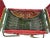 Vintage Boho Trompe L’Oeil Watermelon Wicker Picnic Basket. For Sale - Image 4 of 12