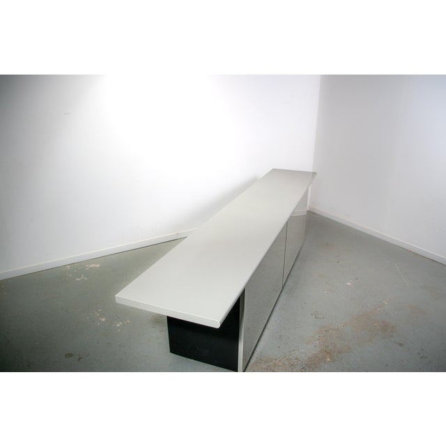 Metal Sheraton Sideboard by Giotto Stoppino for Acerbis, 1980 For Sale - Image 7 of 10