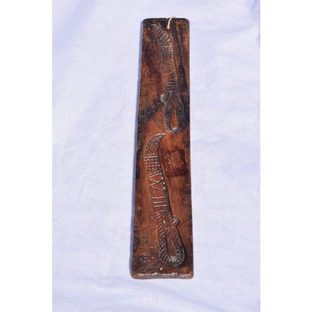 Rustic European Mid 20th Century Dutch Vintage Speculaas Mold For Sale - Image 3 of 8