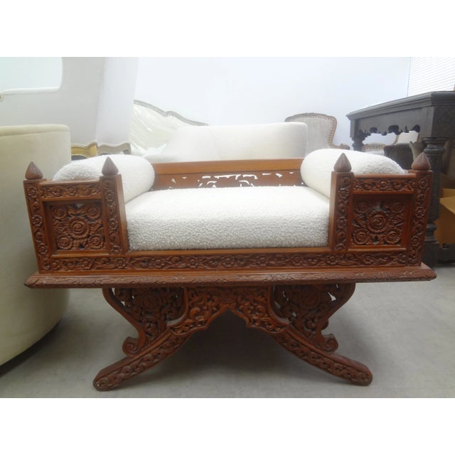 1920s Teak Howdah Elephant Saddle Chair For Sale - Image 10 of 10