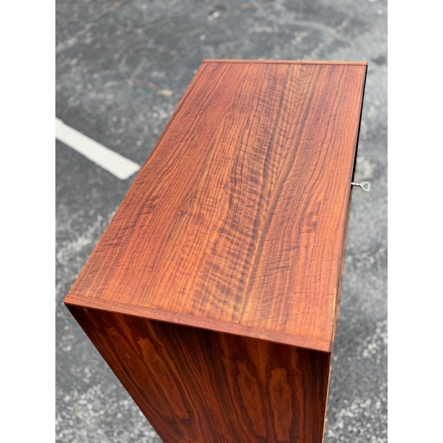 Mid 20th Century Fully-Refinished Danish Teak Secretaire For Sale In Tampa - Image 6 of 13