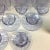 Lafayette Wisteria Glass Cups and Saucers by Fostoria - Set of 9 For Sale - Image 10 of 11