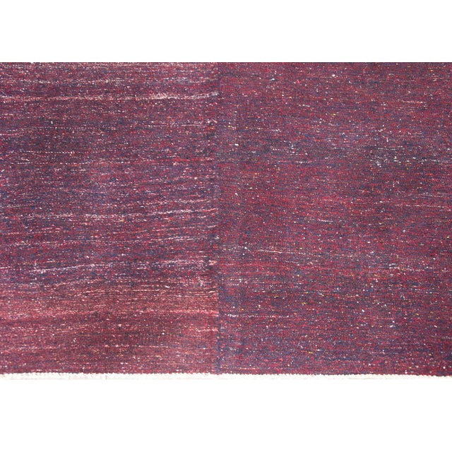 Brilliant Vintage Gabbeh Kilim Rug For Sale - Image 13 of 16