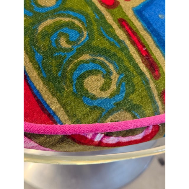 White Estelle and Erwine Laverne Champagne Chairs with Jack Lenor Larsen Fabric - Set of 2 For Sale - Image 8 of 12