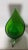 1990s Art Glass Large Green Pitcher Blenko Style For Sale - Image 6 of 9