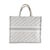 Christian Dior Christian Dior Book Medium Oblique Embroidery Gray Canvas Tote Bag For Sale - Image 4 of 8