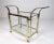 Late 20th Century Modern Brass Bar Cart For Sale - Image 13 of 13
