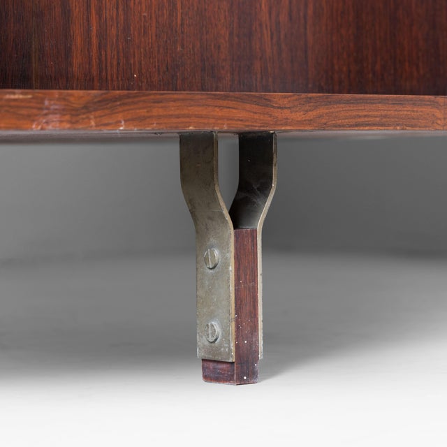 Mid-Century Double-Sided Wooden Sideboard, 1950s For Sale - Image 18 of 18