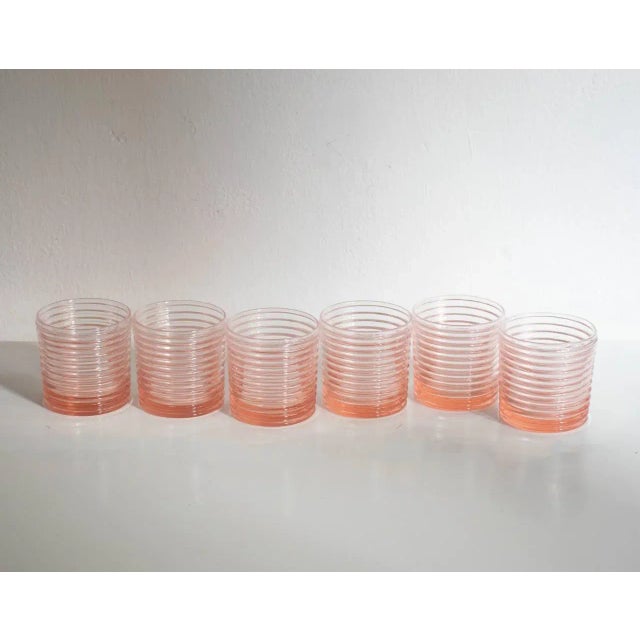 Early 21st Century Art Deco Murano Glasses by Mariana Iskra, Set of 6 For Sale - Image 5 of 10