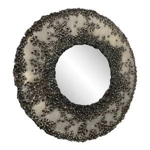 Bianca Garinei for Bancorp Florence 1970s Sculptural Mirror