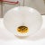 Mid-Century Modern Frosted Murano Glass Bowl Flush Mount For Sale - Image 3 of 9