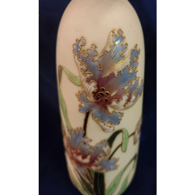 1940s German Porcelain Orchid Vase For Sale In Los Angeles - Image 6 of 7