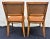 Mid-Century Modern William A. Berkey for John Widdicomb Walnut Side Chairs With Faux Leather Seats - A Pair For Sale In West Palm - Image 6 of 12