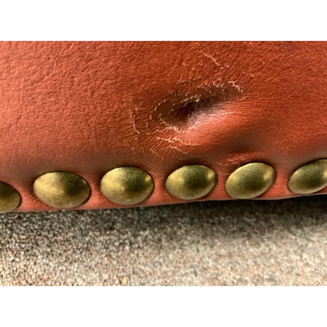 20th Century Leather Loveseat For Sale - Image 9 of 10