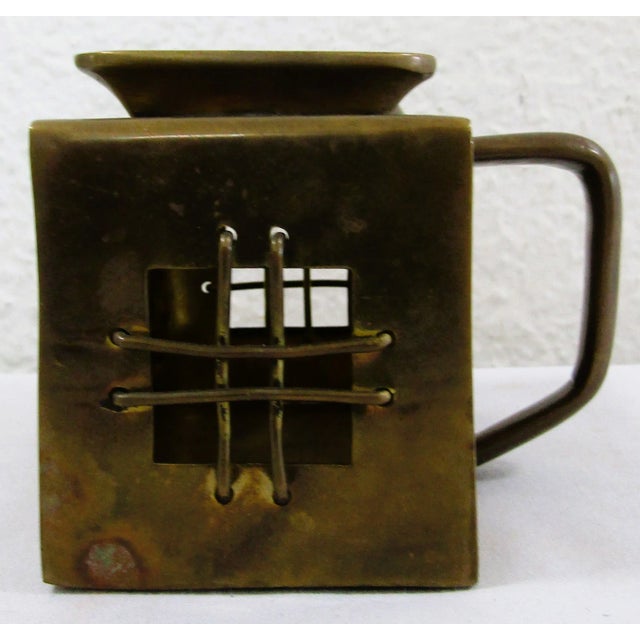 Mid 19th Century Persian Brass Tzedakah Justice or Charity Box For Sale - Image 9 of 12