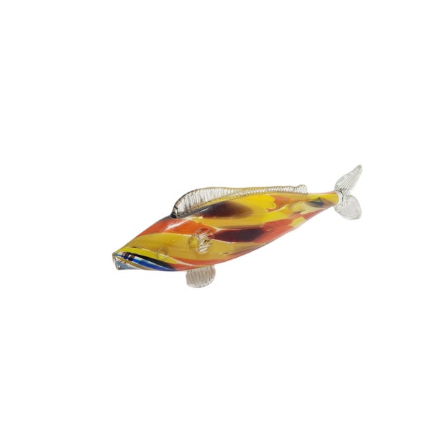 Fish Glass Figurine, Poland, 1960s For Sale - Image 3 of 15