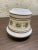 Vintage 3 Way GWTW Milk Glass Brown Floral Hurricane Lamp Hanging Swag Light Aatr: Quoizel For Sale - Image 11 of 14