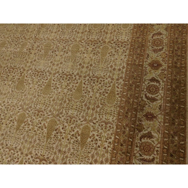 Extra Fine Hand-Knotted Paisley rug.8'x 9'10" For Sale - Image 9 of 18