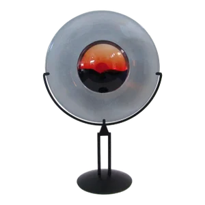 1980’s Elio Raffaeli + Robert Cammozzo Oggetti Sunset Disc Murano Italy