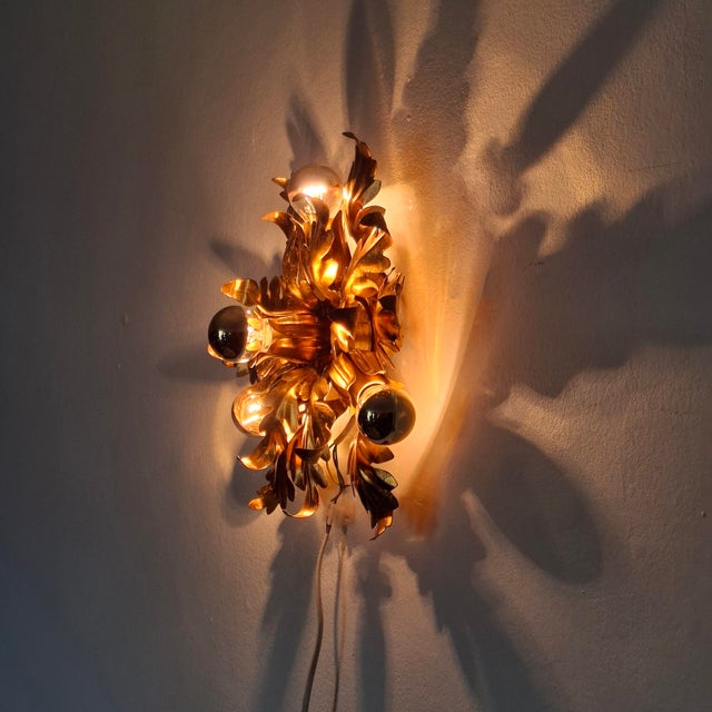 Mid-Century Modern Four-Light Ceiling Lamp, Italian, 1970s For Sale - Image 12 of 18