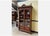 Antique Art Nouveau Walnut Display Column Bookcase, 1910s For Sale - Image 9 of 10
