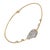 Metal Majestic Pearl & Gold Choker Necklace For Sale - Image 7 of 8