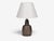Einar Johansen, Table Lamp, Brown Stoneware, Denmark, 1960s For Sale - Image 4 of 10