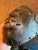 Vintage African Carved Wooden Baule Mask (10"x8") Tribal Art Figure Smiling For Sale In San Francisco - Image 6 of 6