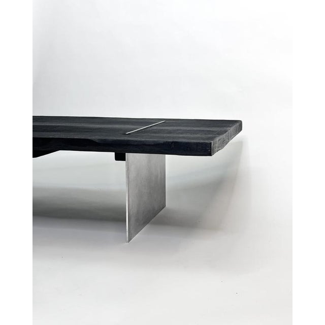 Contemporary Limited Edition Yakisugi Burnt Wood Coffee Table by Case Studios For Sale - Image 3 of 8