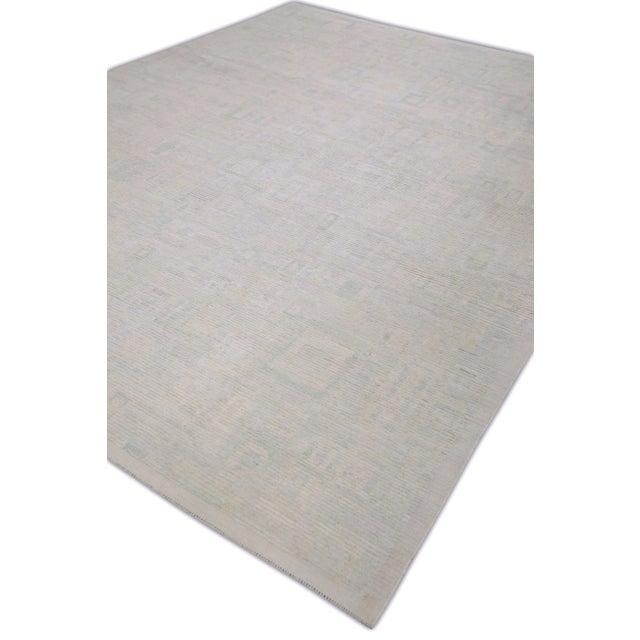 21st Century Modern Moroccan Style Wool Rug 9'x12' For Sale - Image 4 of 7