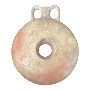 Roman Terracotta Ring Flask