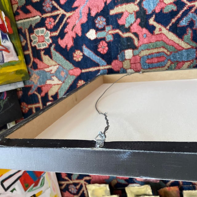 Abstract Listed John Schwab Original Oil Abstract Rothko Kandinsky Style Painting Cubism MCM For Sale - Image 3 of 3