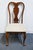 Queen Anne Bassett Furniture Solid Cherry Traditional Queen Anne Style Dining Side Chair 4270-595 For Sale - Image 3 of 11