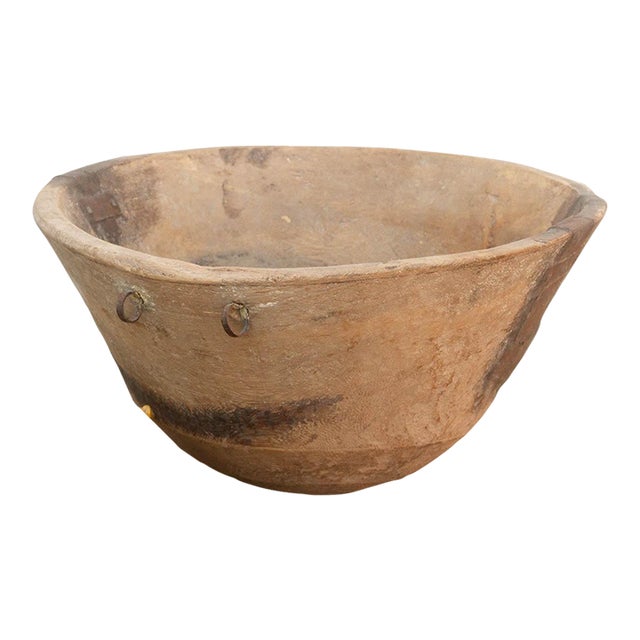 Horn of Africa Carved Wooden Vessel For Sale