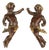 Carved Wooden Cherubs, Set of 2 For Sale