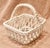 Italian Vintage Woven Ceramic Basket For Sale - Image 3 of 3