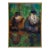1967 Richard Amend Impressionist Acrylic Painting on Board of Two Men Seated For Sale