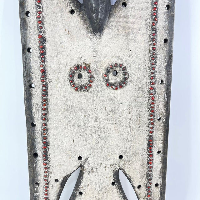 African Early 20th Century Toussian Loniake Plank Mask Burkina Faso For Sale - Image 3 of 9