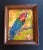 "Feathered Friend" Signed Original Contemporary Bird Collage, Framed For Sale - Image 4 of 4