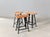 Bauhaus Industrial Factory Stools from Rowac, 1920s, Set of 3 For Sale - Image 3 of 17