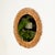 Wood Round Mirror in Bamboo, Rattan and Woven Wicker by Franco Albini, Italy, 1960s For Sale - Image 7 of 10