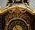 Gold French Boulle Style Mantel Clock with Pedestal Stand For Sale - Image 8 of 16