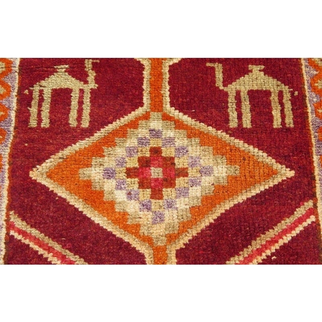 Vintage Turkish Handknotted Runner Rug - 34"x144" For Sale In Raleigh - Image 6 of 10