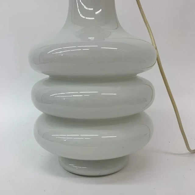 Mid-Century Illuminated Glass Floor or Table Lamp, 1970s For Sale - Image 8 of 9