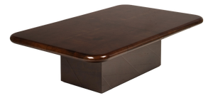 Model 2315 Coffee Table in Parchment and Mirrors by Giorgio Tura for Tura, 1980
